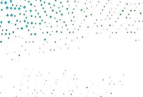 Light Blue, Green vector layout with elements of cards.