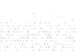 Light Blue, Green vector pattern with spheres, squares.