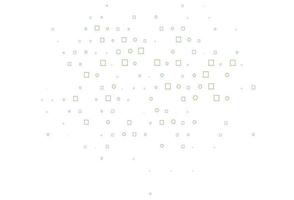 Light Green vector layout with circle spots, cubes.