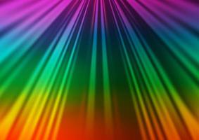 Dark Multicolor, Rainbow vector texture with colored lines.