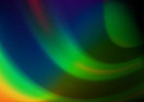 Dark Multicolor, Rainbow vector abstract blurred pattern.