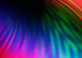 Dark Multicolor, Rainbow vector abstract blurred template.