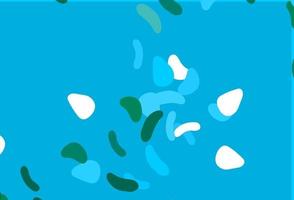 Light Blue, Green vector backdrop with abstract shapes.