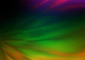 Dark Multicolor, Rainbow vector abstract blurred background.