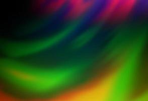 Dark Multicolor, Rainbow vector abstract bright template.