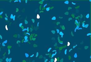 Light Blue, Green vector texture with random forms.