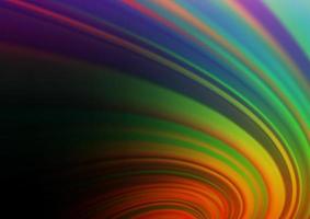 Dark Multicolor, Rainbow vector abstract blurred pattern.
