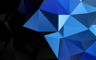 Dark BLUE vector blurry triangle texture.