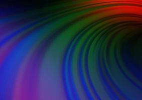 Dark Multicolor, Rainbow vector blurred background.