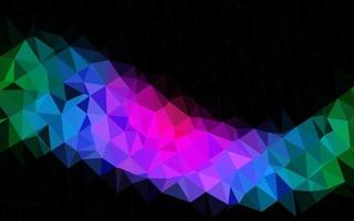 Dark Multicolor, Rainbow vector polygonal background.