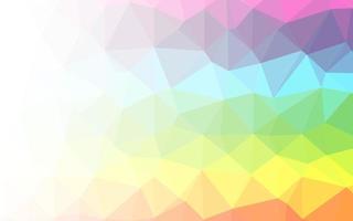 Light Multicolor, Rainbow vector polygon abstract layout.