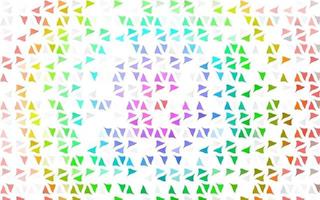 Light Multicolor, Rainbow vector layout with lines, triangles.