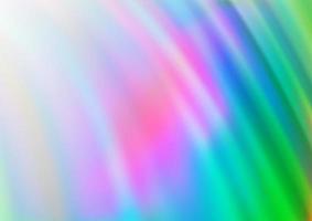 Light Multicolor, Rainbow vector template with bent ribbons.