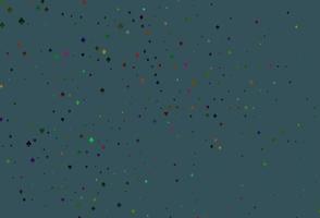 Light Multicolor, Rainbow vector layout with elements of cards.