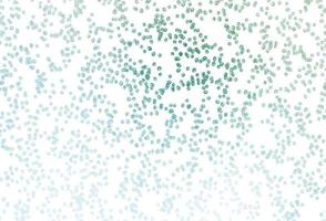 Light Blue, Green vector pattern with spheres.