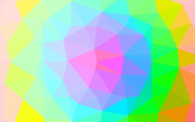 Light Multicolor, Rainbow vector abstract polygonal cover.