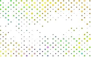 Light Multicolor, Rainbow vector backdrop with dots.