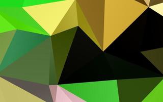 Light Multicolor, Rainbow vector shining triangular pattern.