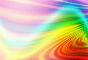 Light Multicolor, Rainbow vector background with lamp shapes.