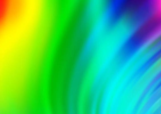 Light Multicolor, Rainbow vector background with lava shapes.