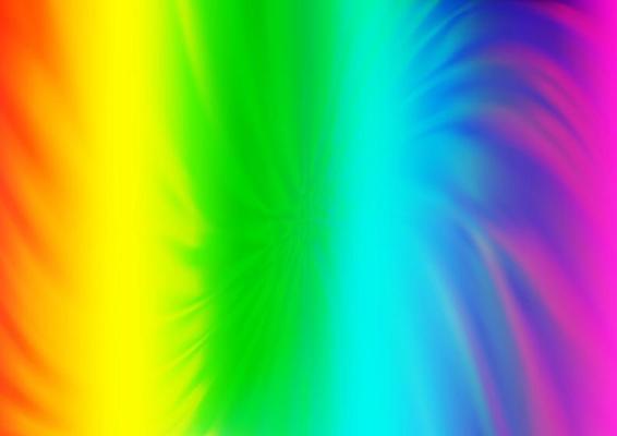 Light Multicolor, Rainbow vector blurred background.