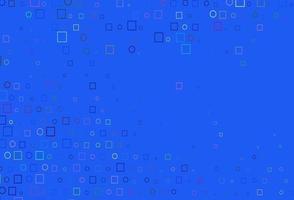 Light Multicolor, Rainbow vector background with circles, rectangles.