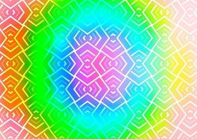 Light Multicolor, Rainbow vector pattern with narrow lines.