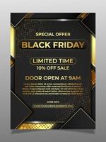 Black Friday Poster Template vector