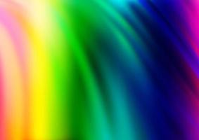 Light Multicolor, Rainbow vector pattern with curved circles.