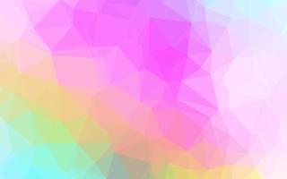 luz multicolor, diseño poligonal abstracto del vector del arco iris.