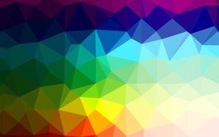 Light Multicolor, Rainbow vector abstract polygonal cover.