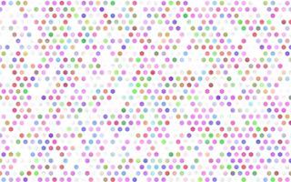 Light Multicolor, Rainbow vector pattern with colorful hexagons.