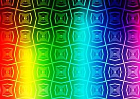 Light Multicolor, Rainbow vector pattern with narrow lines.