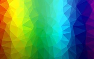 Light Multicolor, Rainbow vector low poly layout.