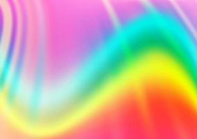 Light Multicolor, Rainbow vector background with lava shapes.