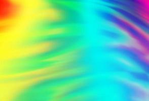 Light Multicolor, Rainbow vector blurred and colored pattern.