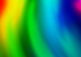 Light Multicolor, Rainbow vector pattern with lines, ovals.
