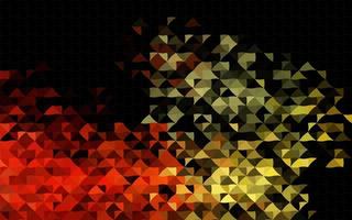 textura vectorial naranja oscura en estilo triangular. vector