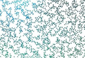 Light Blue, Green vector texture with disks.