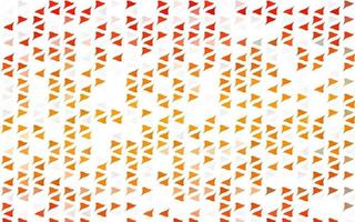 Light Orange vector template with crystals, triangles.