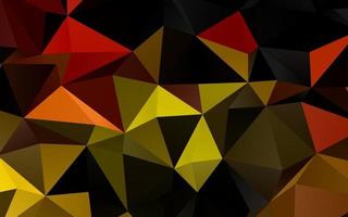 Light Orange vector polygon abstract background.