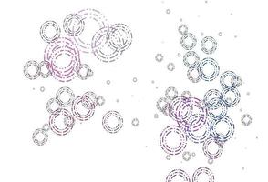 Light Blue, Red vector template with circles.