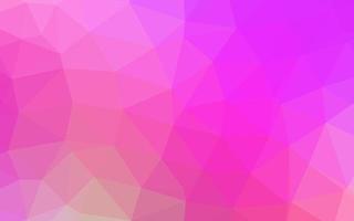 Light Pink vector abstract polygonal layout.