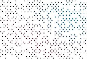 Light Blue, Red vector backdrop with dots.
