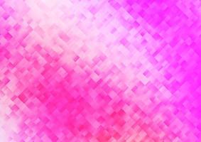 Light Pink vector backdrop with rectangles, squares.