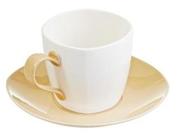 porcelain cup with saucer photo