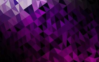 Dark Purple vector abstract mosaic pattern.