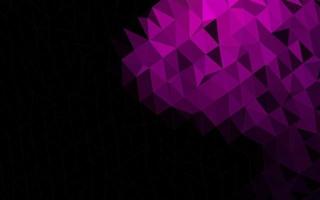 Dark Purple vector polygon abstract background.