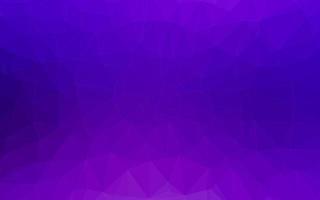 Light Purple vector shining triangular template.