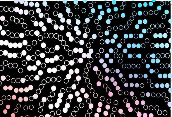 Dark Blue, Red vector backdrop with dots.
